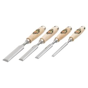 Kirschen 1141000 Ahşap Kutulu Düz Iskarpela Takımı 4 Parça