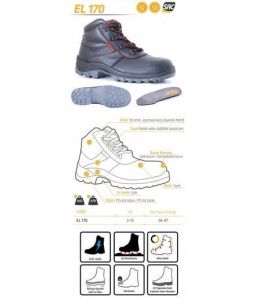 YDS EL 170 S3 Çelik Burunlu ve Çelik Tabanlı İş Botu - 44