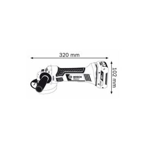BOSCH GWS 18 V-Li Lityum Akülü 18 Volt Avuç Taşlama Makinası 115 mm