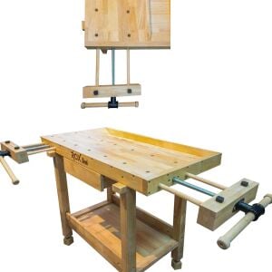 Rox Wood 0111 Mengeneli Ahşap Çalışma Tezgahı 106 cm - 23 Kg