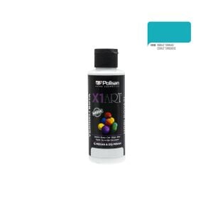 Polisan X1ART Vernikli Hobi Boyası 120ml - Kobalt Turkuaz