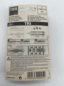 Tox Tri Plastik Dübel 14x75 mm 2 Adet