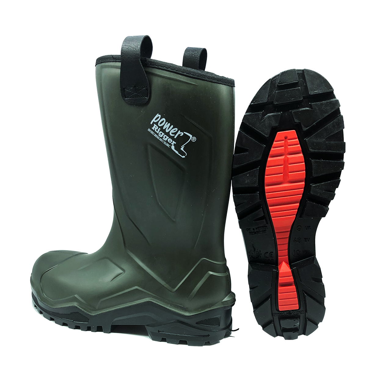 Pollyboot Power Rigger S5 Çelik Burun/Tabanlı,İçi Yünlü Çizme- 46
