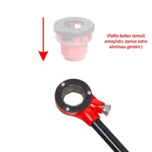 Virax 136295 Manuel El Tipi Pafta Cırcır Kolu (1/8'' - 1 1/4'')