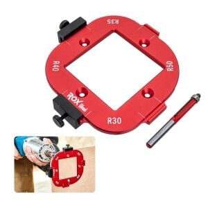 Rox Wood 0282 Alüminyum 4 Açılı Köşe Yönlendirici Freze Şablonu