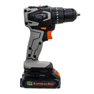 Max Extra MX1830 Çift Akü Kömürsüz Darbeli Matkap 20V 1.5Ah