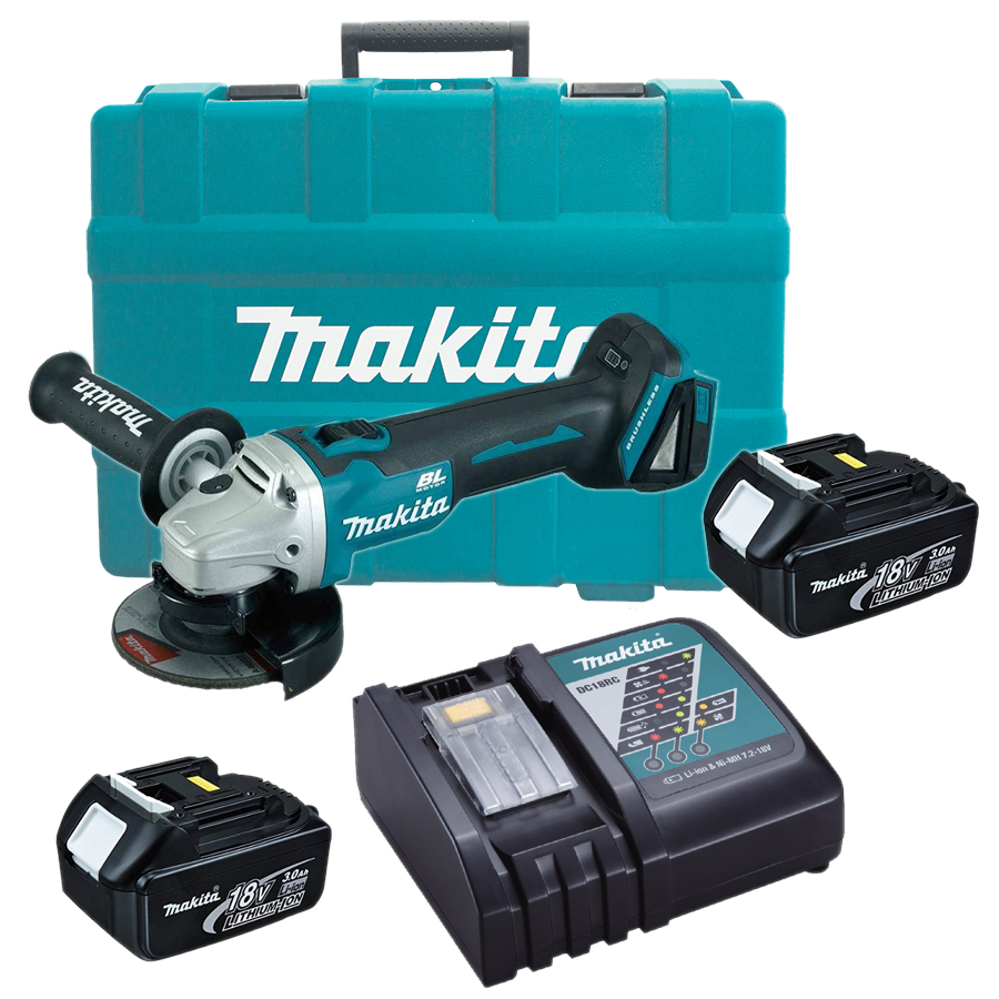 Makita DGA454RFE Li-ion Akülü Avuç Taşlama 115 mm