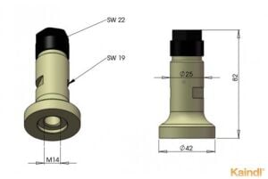 Kaindl Multi-shaft Avuç Taşlama Bağlantı Tutucu Aparatı