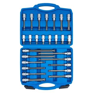 6190 1/2'' XZN Spline M-Torx Lokmalı Bits Uç Takımı 26 Parça