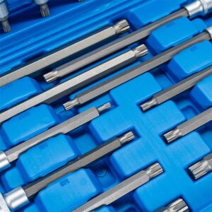 6190 1/2'' XZN Spline M-Torx Lokmalı Bits Uç Takımı 26 Parça