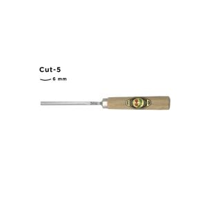 Kirschen Düz Oluklu Ağız Oyma Iskarpelası Cut5 - 6mm