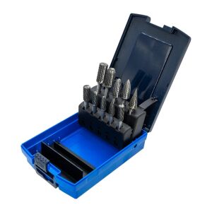 Tungsten Karbür Kalıpçı Freze Takımı (Sap: 6mm) 10 Parça