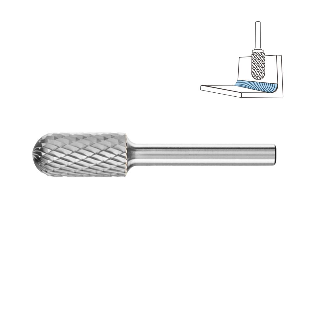 Tungsten Karbür Kalıpçı Freze C Formu 12x25 mm (Sap: 6mm)