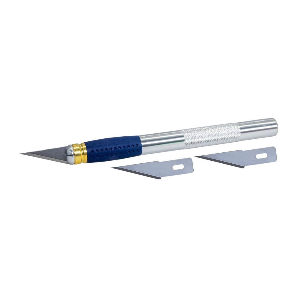 Leo SX-06D Neşter Tip Maket Bıçağı 9 mm (2 Yedekli)