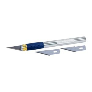 Leo SX-06D Neşter Tip Maket Bıçağı 9 mm (2 Yedekli)