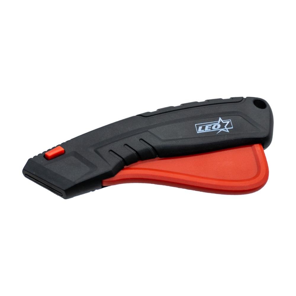 Leo SX-9607 Otomatik Geri Çekmeli Emniyetli Maket Bıçağı