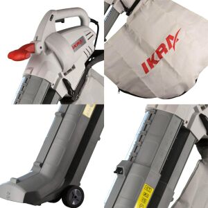 Ikra IBV 2800E Teleskopik Yaprak Toplama-Üfleme Makinesi 2800W