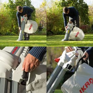 Ikra IBV 2800E Teleskopik Yaprak Toplama-Üfleme Makinesi 2800W