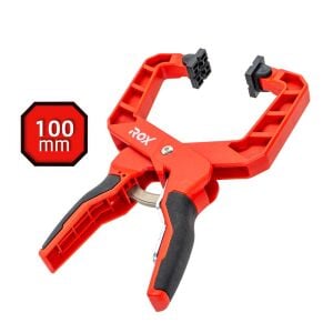 Rox 0355 Cırcırlı Hızlı Mandal Tip Kıskaç İşkence 100 mm