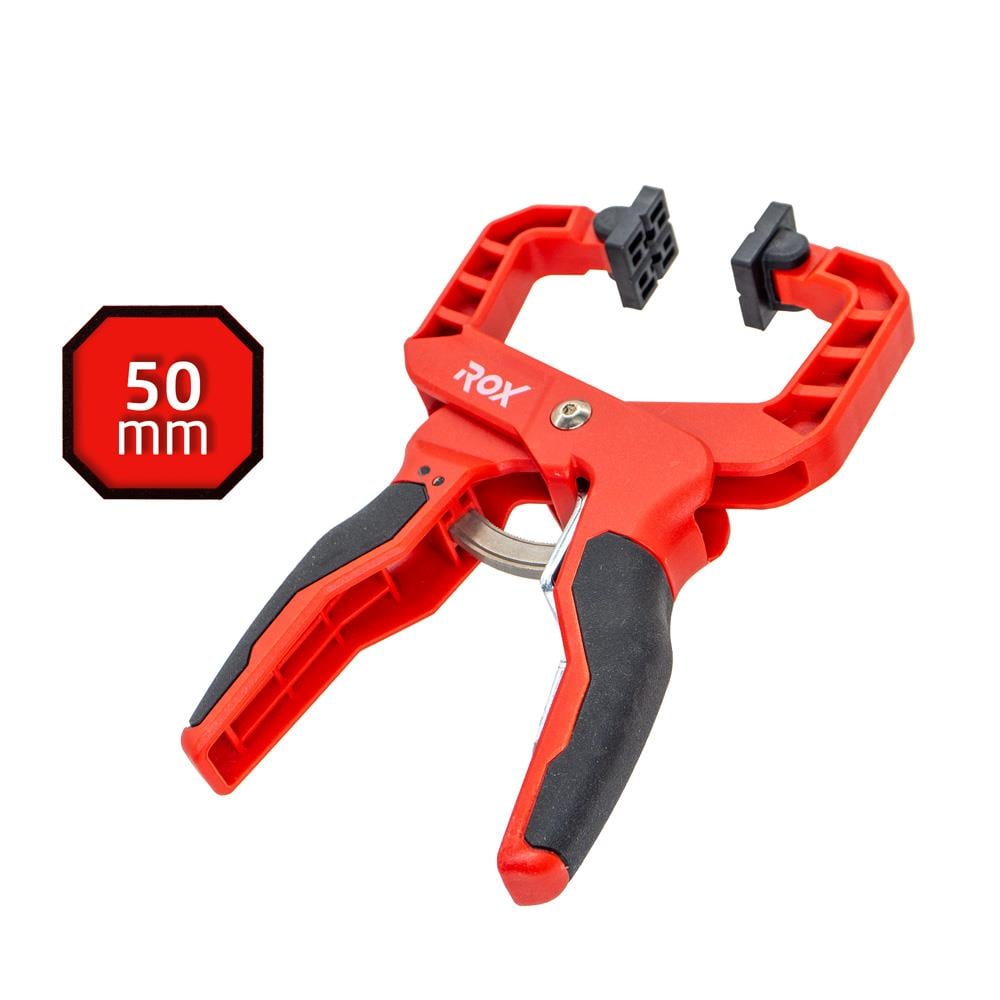 Rox 0354 Cırcırlı Hızlı Mandal Tip Kıskaç İşkence 50 mm