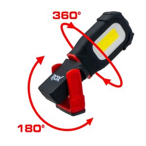 Rox 0222 Şarjlı Cep Tipi Çalışma Feneri 2000 Lümen