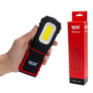 Rox 0222 Şarjlı Cep Tipi Çalışma Feneri 2000 Lümen