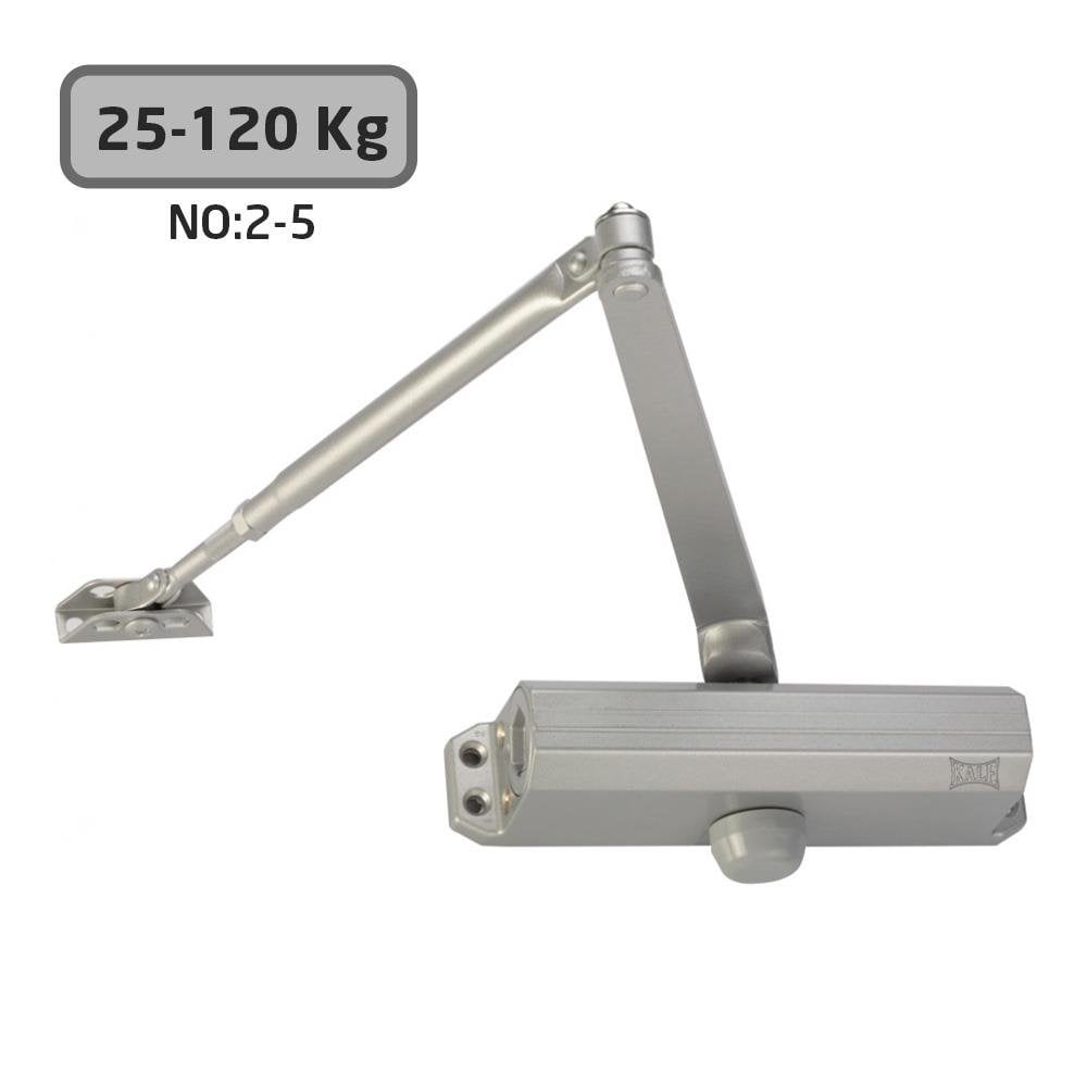 Kale Kapı Hidroliği Güç Ayarlı Gümüş No:2-5 (25-120 kg)