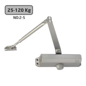 Kale Kapı Hidroliği Güç Ayarlı Gümüş No:2-5 (25-120 kg)