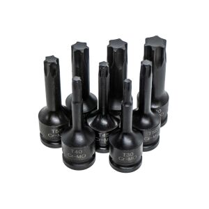6018 1/2'' Havalı Uzun Torx Lokma Takımı 8 Parça