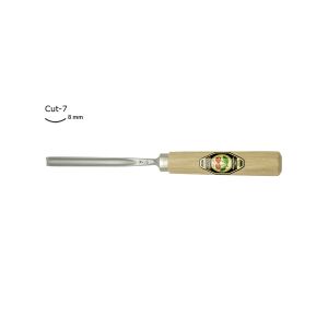Kirschen Düz Oluklu Ağız Oyma Iskarpelası Cut7 - 8mm