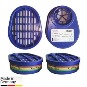 Drager X-plore 6738816 A1B1E1K1 Gaz Filtre Takım