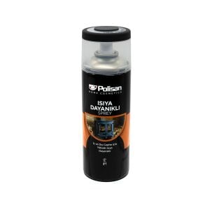 Polisan Isıya Dayanıklı Sprey 400 ml - Siyah