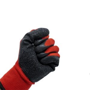 Güntim Kırmızı-Siyah Lateks Eldiven No:10