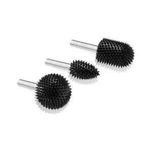 Kutzall 14XKIT01 Ekstra Kalın Diş Ahşap Törpü Seti 3 Parça (Sap: 6.3mm)