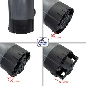 Rainpump CD9003N1 Plastik Gövdeli Düşük Emiş Drenaj Dalgıç Pompa