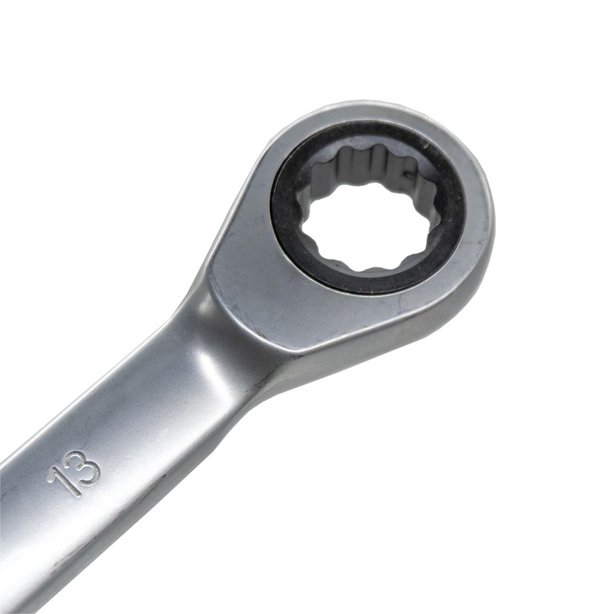 6193 Cırcır Kombine Anahtar Takımı 8-24mm 12 Parça (Bez Çantalı)