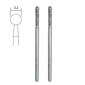 Proxxon 28234 Elmas Taşlama Ucu 3.2 mm 2'li Set