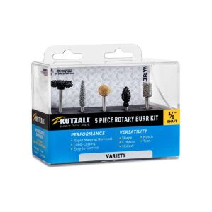 Kutzall 18VKIT01 Karışık Ahşap Törpü Seti 5 Parça (Sap: 3.1mm)