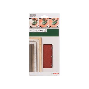 Bosch Titreşimli Zımpara Kağıdı 10'lu, 115x230mm 60/120/180 Kum