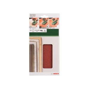 Bosch Titreşimli Zımpara Kağıdı 10'lu Set, 115x230mm 80 Kum