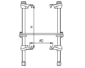 İZELTAŞ 7121 29 1118 Amortisör Çektirme 110x180/240