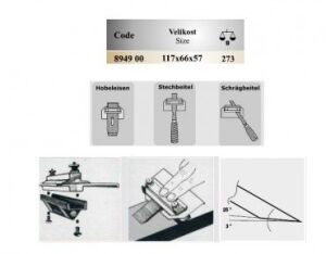 NAREX 894900 Iskarpela Rende Tığ Bileme Aparatı