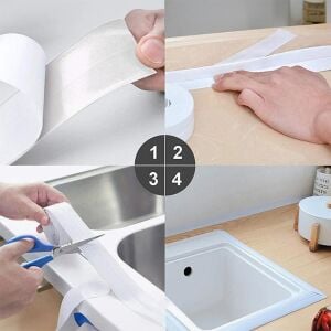 6297 Su Sızdırmaz Lavabo Küvet Tezgah Kenar İzolasyon Bandı