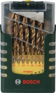 Bosch TIN Kaplı Hss Metal Matkap Ucu Seti 25 Parça
