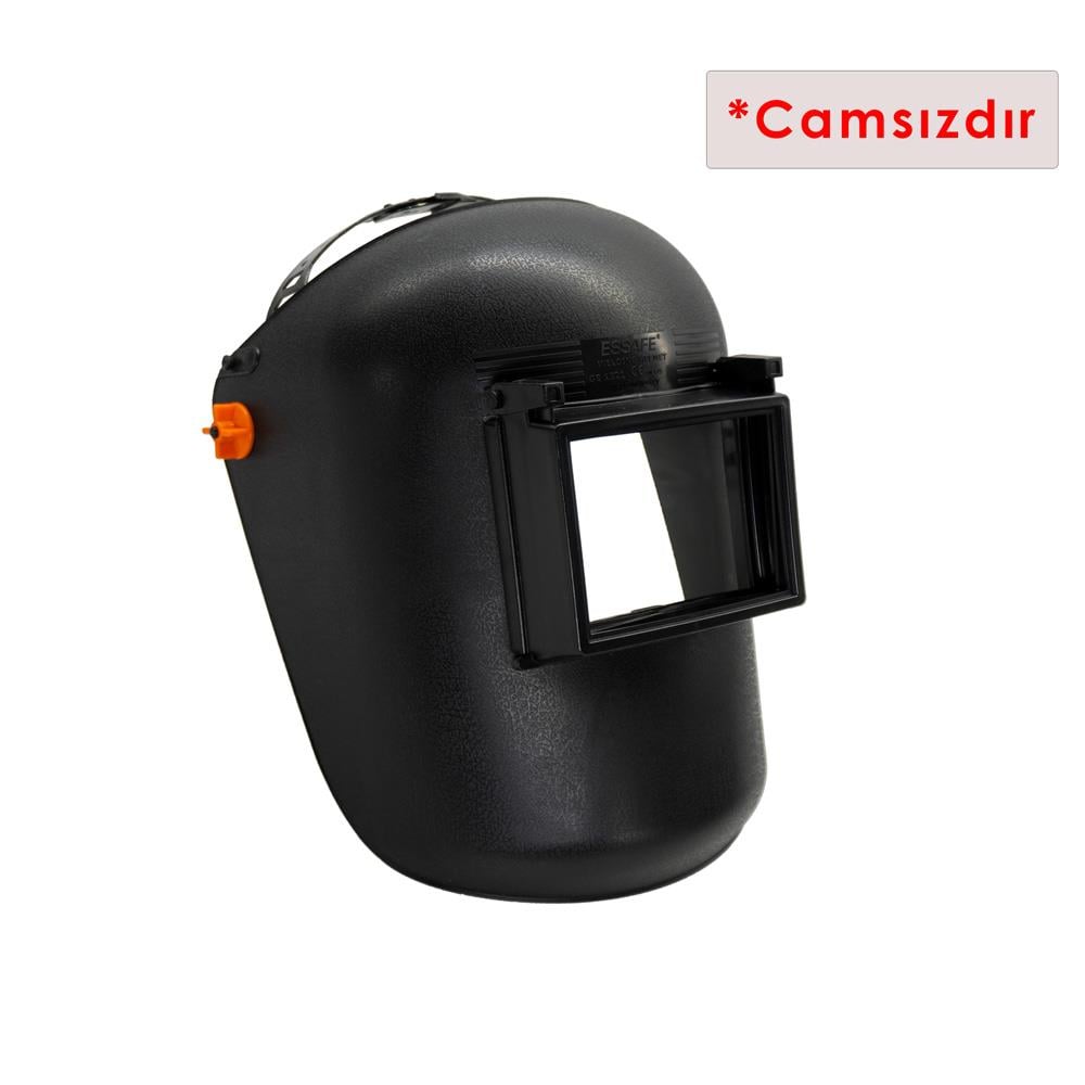 ESSAFE GE 1321 Argon Baş Kaynak Maskesi (8x11 cm) Kapaklı (Camsız)