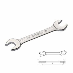 İZELTAŞ İki Ağız Anahtar Kısa Boy 17x19 mm