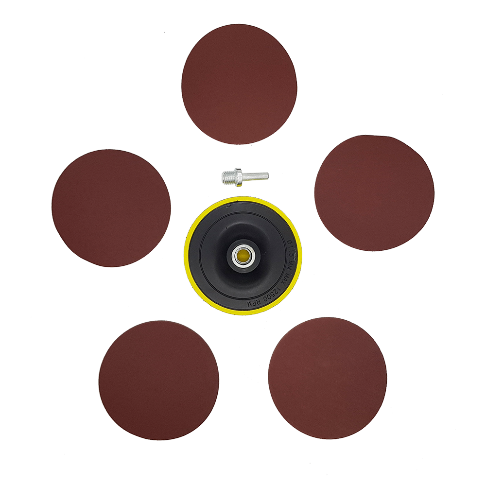 Leap Cırtlı Disk Zımpara Altı Seti Matkaba Takılır Cırt 7 Parça