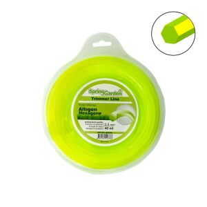 Motorlu Tırpan Misinası 3.5 mm 40 mt Altıgen (Diken, Ot, Çimen Kesme)