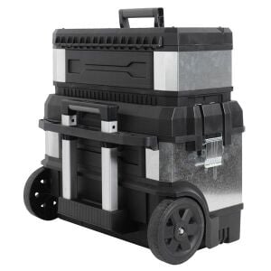 Stanley 1-95-832 Galvanizli 2 Katlı Tekerlekli Takım Çantası