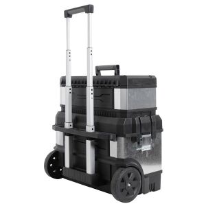 Stanley 1-95-832 Galvanizli 2 Katlı Tekerlekli Takım Çantası